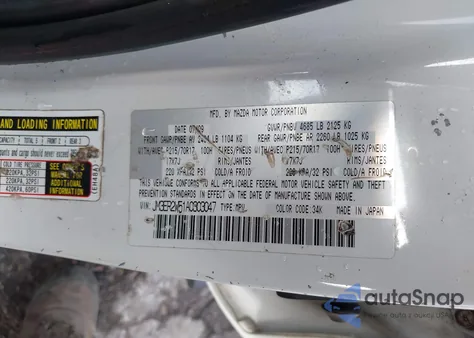 2010 Mazda Cx-7 I Sport z USA, uszkodzony, nr VIN JM3ER2W51A0303047